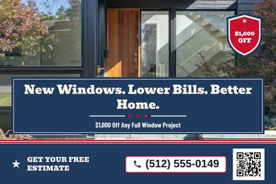 Vintage Americana · Photo Hero: New Windows. Lower Bills. Better Home.