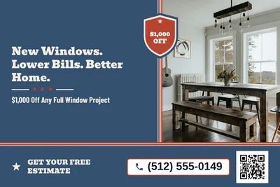 Vintage Americana · Split: New Windows. Lower Bills. Better Home.