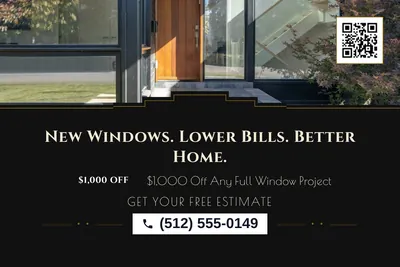 Art deco · Photo Hero: New Windows. Lower Bills. Better Home.