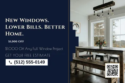 Art deco · Split: New Windows. Lower Bills. Better Home.