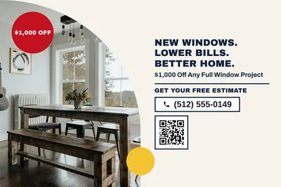 Bauhaus · Split: New Windows. Lower Bills. Better Home.