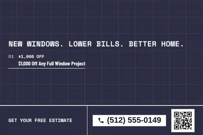 Blueprint · Offer Menu: New Windows. Lower Bills. Better Home.