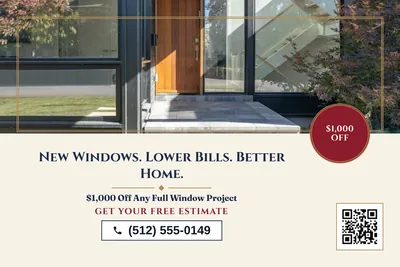 Classic · Photo Hero: New Windows. Lower Bills. Better Home.