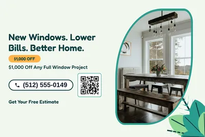 Jungle · Photo Frame: New Windows. Lower Bills. Better Home.