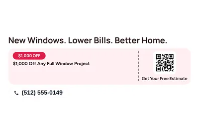 Modern · Coupon: New Windows. Lower Bills. Better Home.