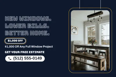 Neon night · Photo Frame: New Windows. Lower Bills. Better Home.