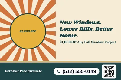 Retro 70s · Big Offer: New Windows. Lower Bills. Better Home.