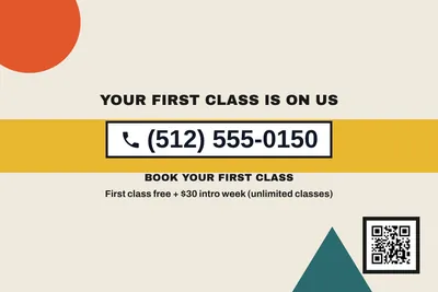 Bauhaus · Phone Billboard: Your First Class Is On Us