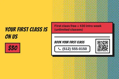Comic pop · Checklist: Your First Class Is On Us