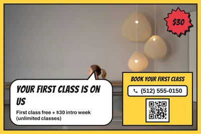 Comic pop · Photo Hero: Your First Class Is On Us