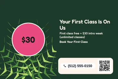 Jungle · Big Offer: Your First Class Is On Us