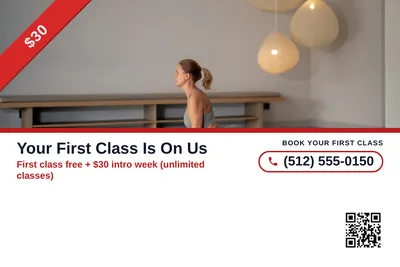 Local Offer · Ribbon and Stack: Your First Class Is On Us