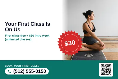 Local Offer · Seal and Photo: Your First Class Is On Us