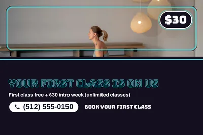 Neon night · Photo Hero: Your First Class Is On Us