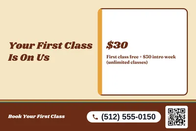 Retro 70s · Checklist: Your First Class Is On Us
