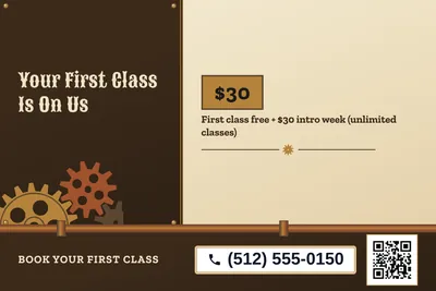 Steampunk · Checklist: Your First Class Is On Us