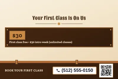 Steampunk · Offer Menu: Your First Class Is On Us