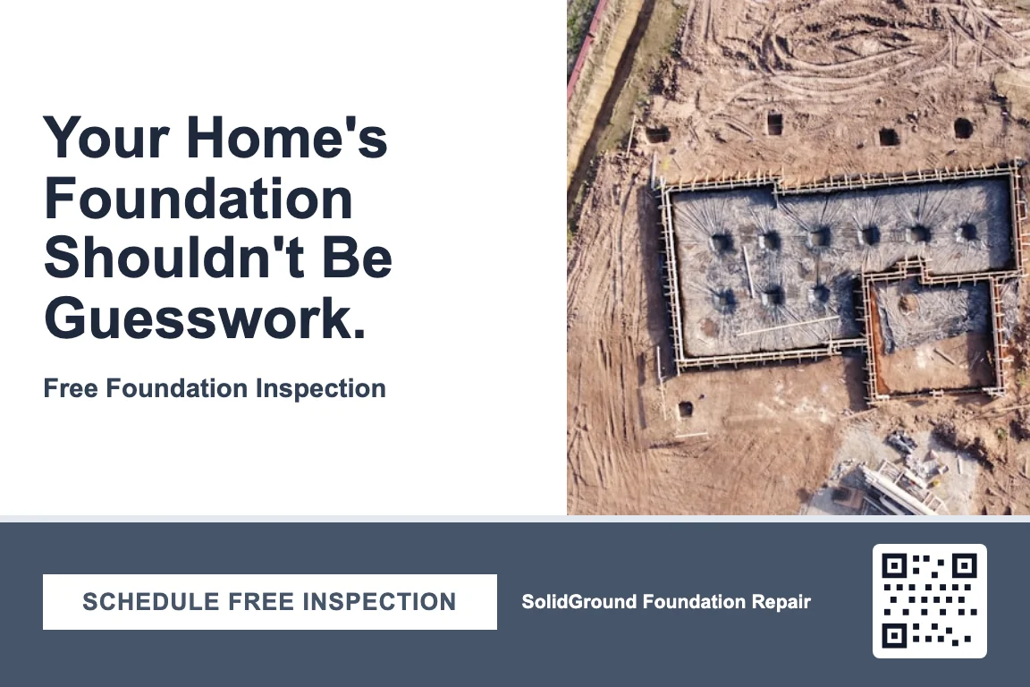 Foundation Repair postcard campaign example