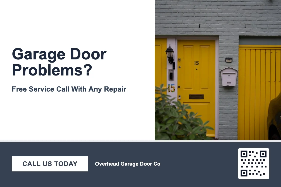 Garage Door Service postcard campaign example