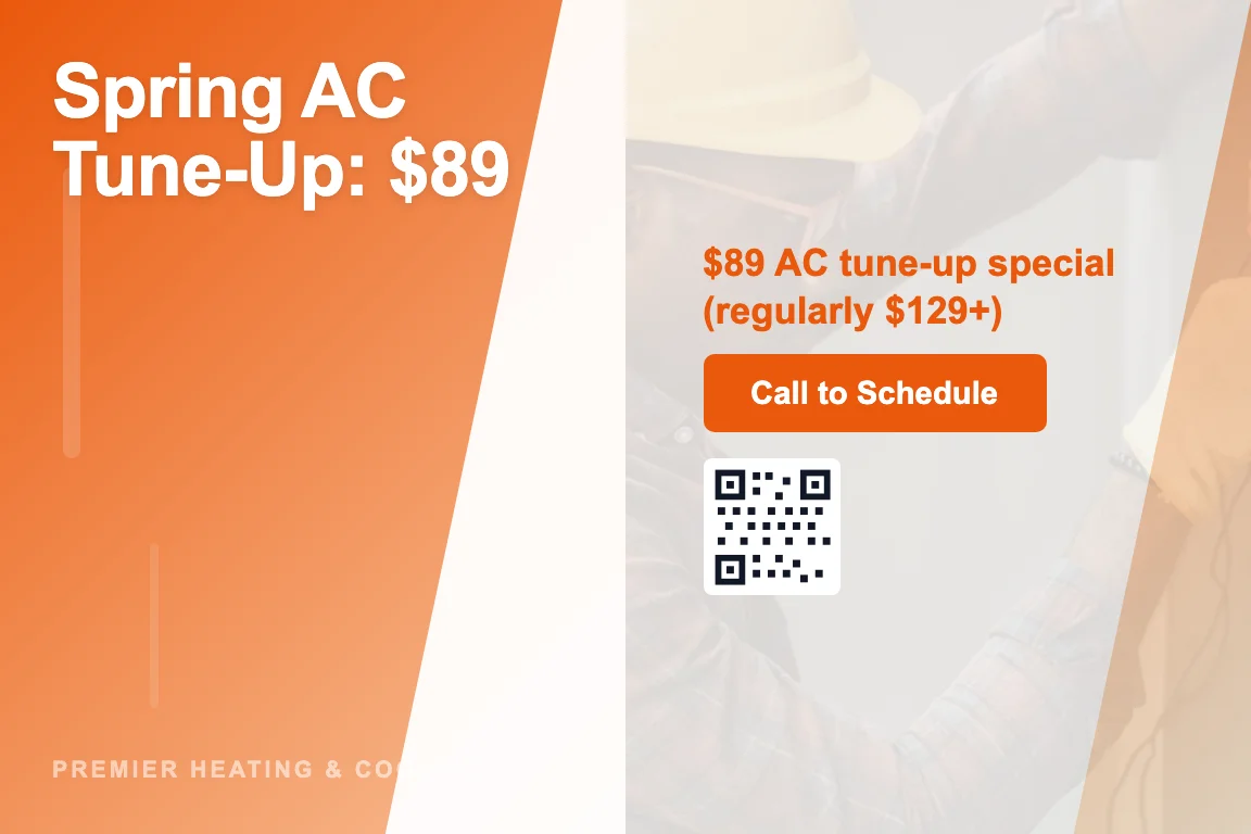 Gradient HVAC new-customer postcard design front