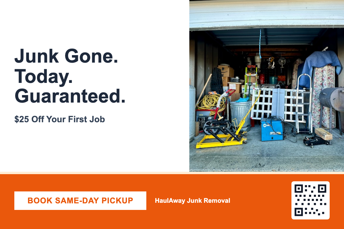 Bold junk removal postcard design &mdash; New Customer Acquisition