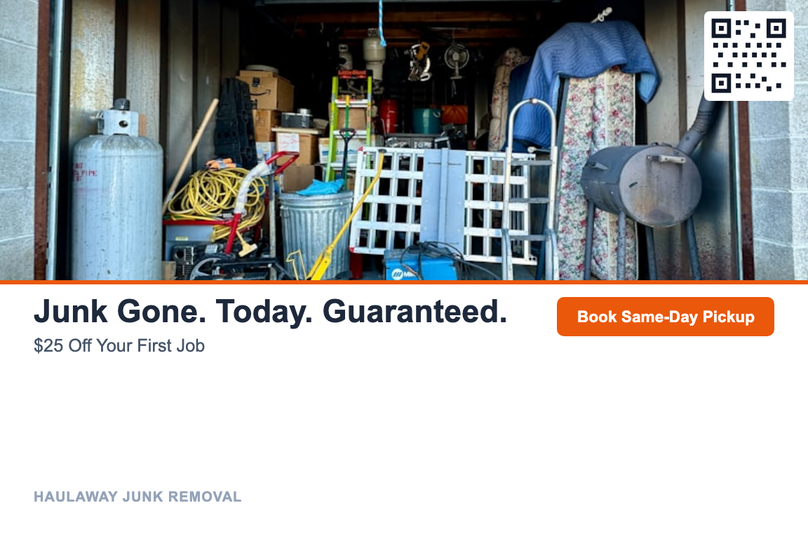 Photo junk removal postcard design &mdash; New Customer Acquisition