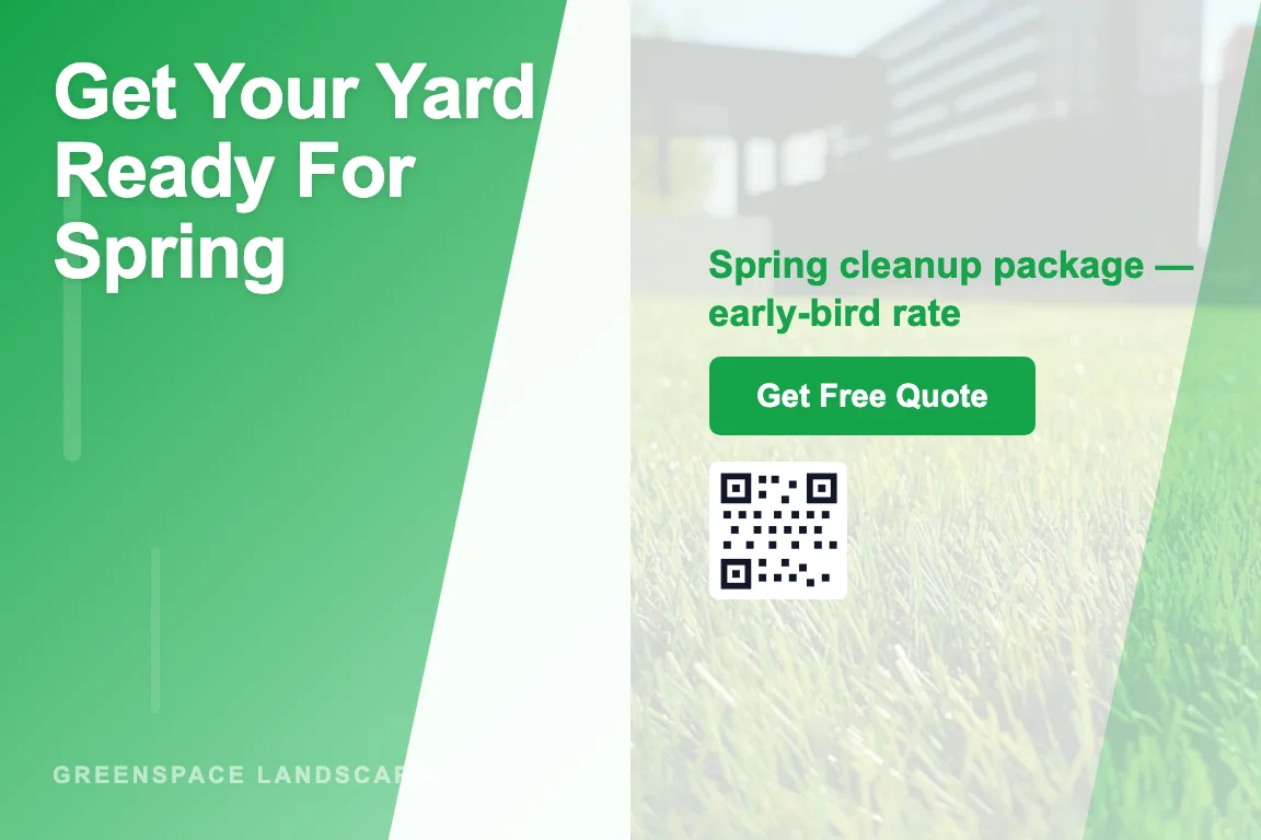 Landscaping new mover postcard design: welcome new homeowners with a first-service offer