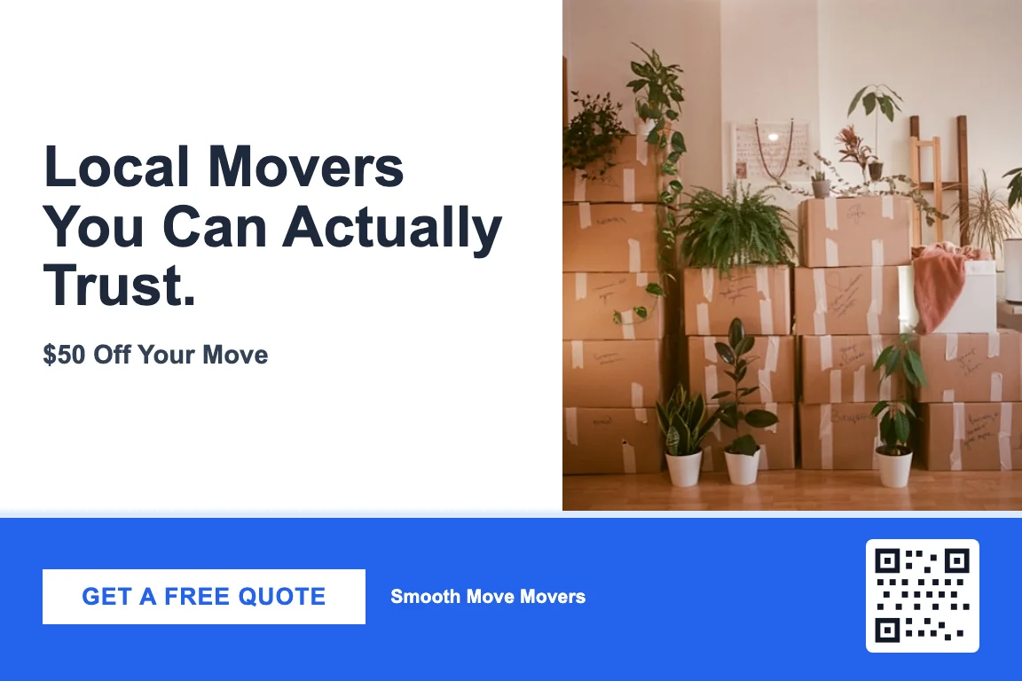 Moving Companies postcard campaign example
