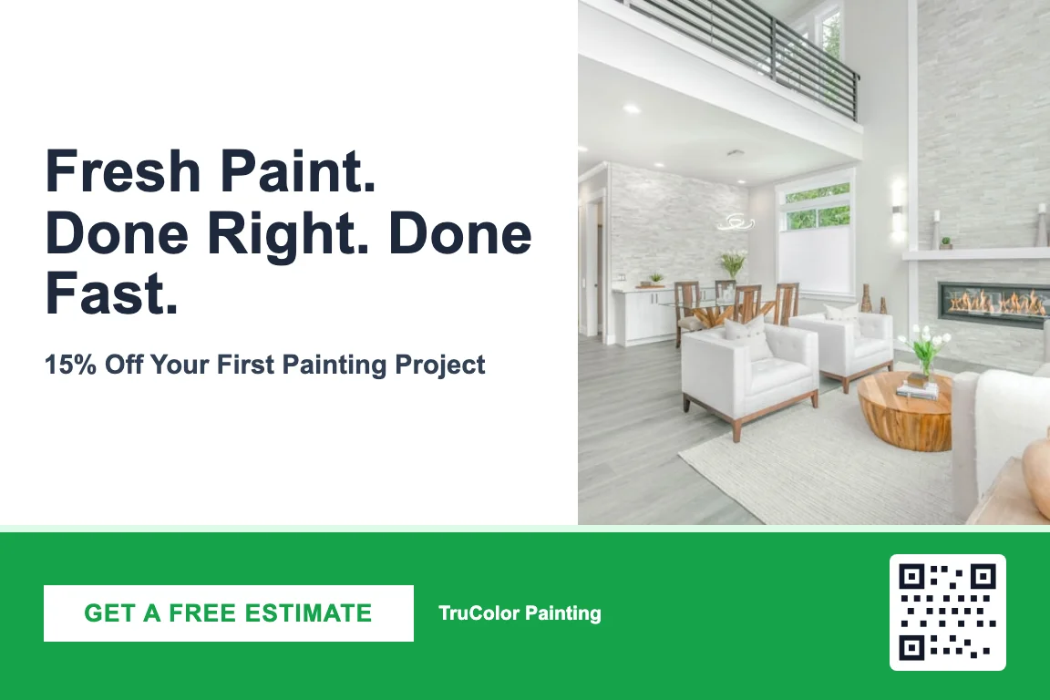 Painting Contractors postcard campaign example