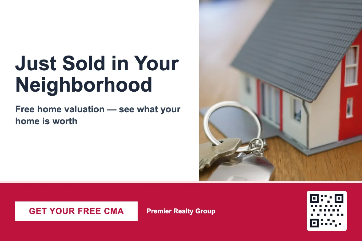 Real estate new mover postcard design: welcome new homeowners to the neighborhood