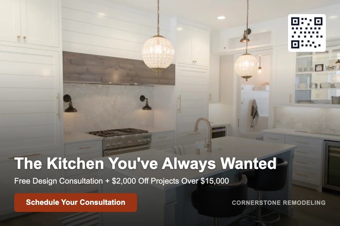 Kitchen & Bath Remodeling postcard campaign example