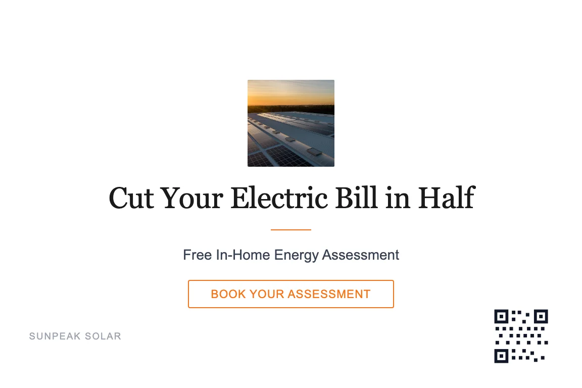 Solar Installers postcard campaign example