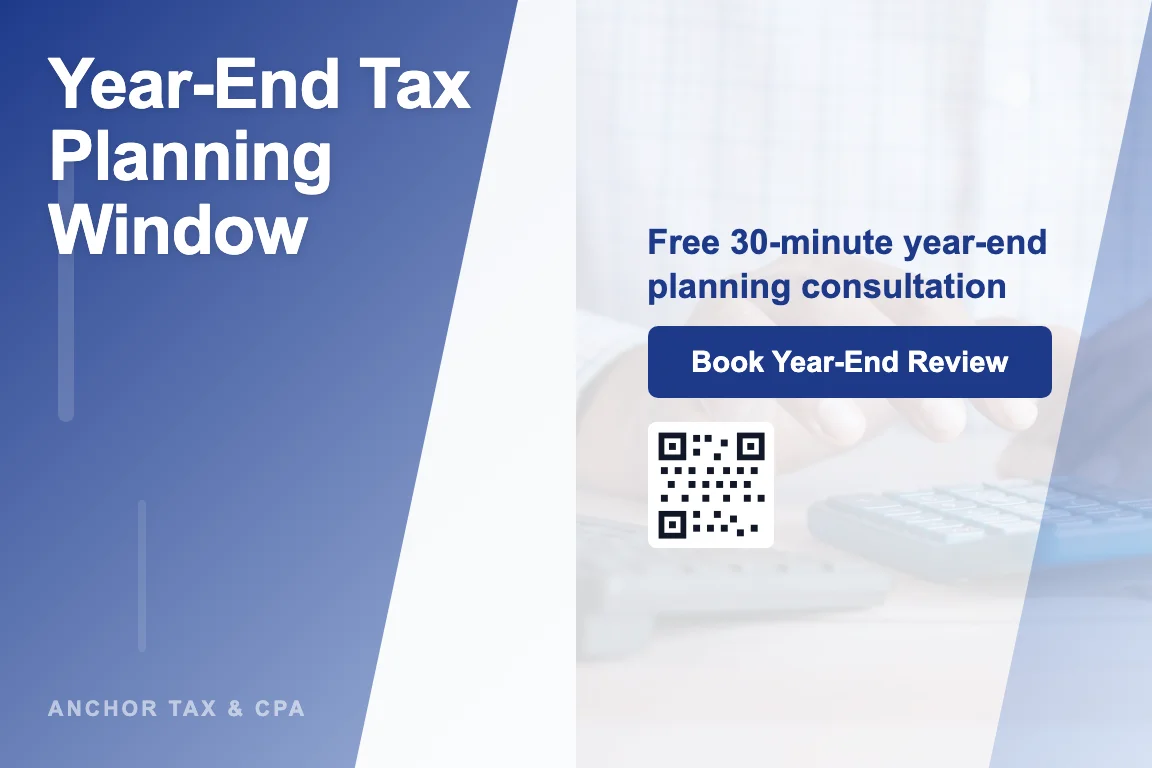 Gradient tax pros & cpas postcard design