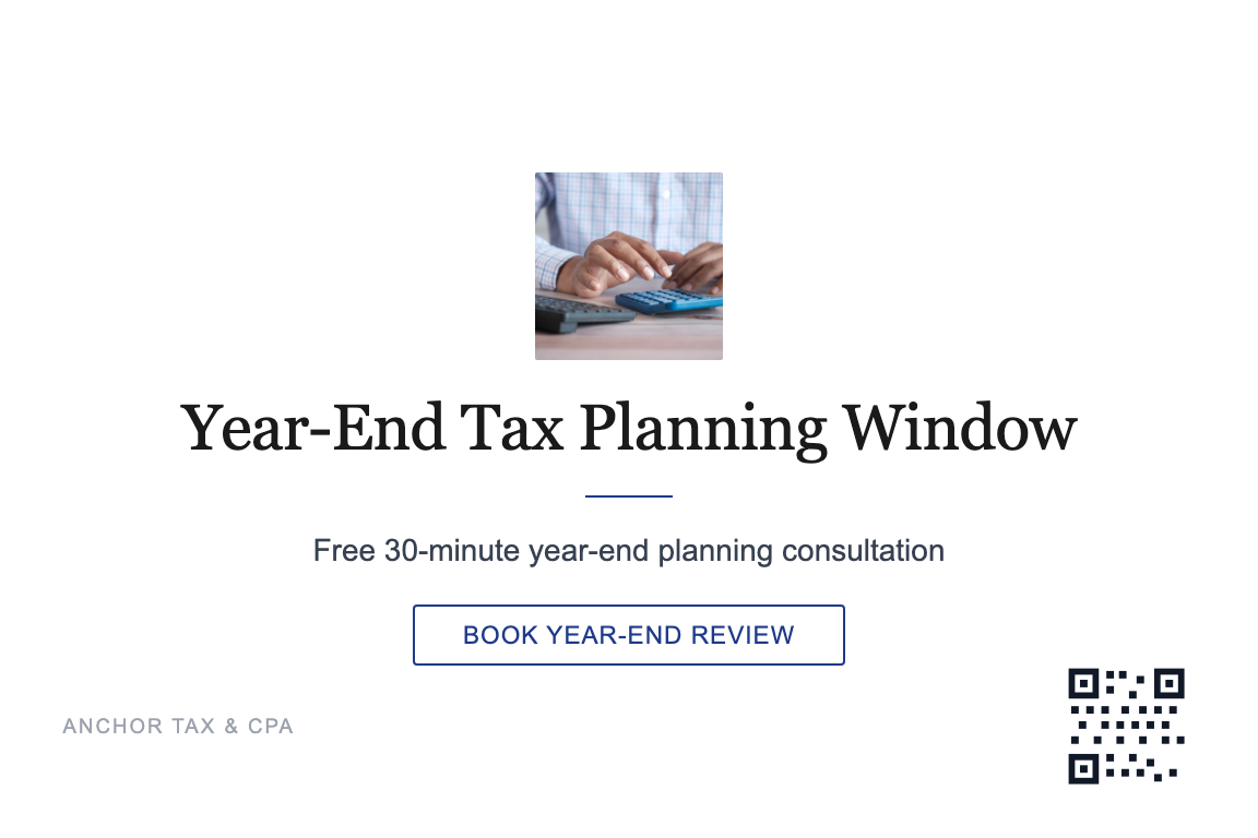 Minimal tax pros & cpas postcard design