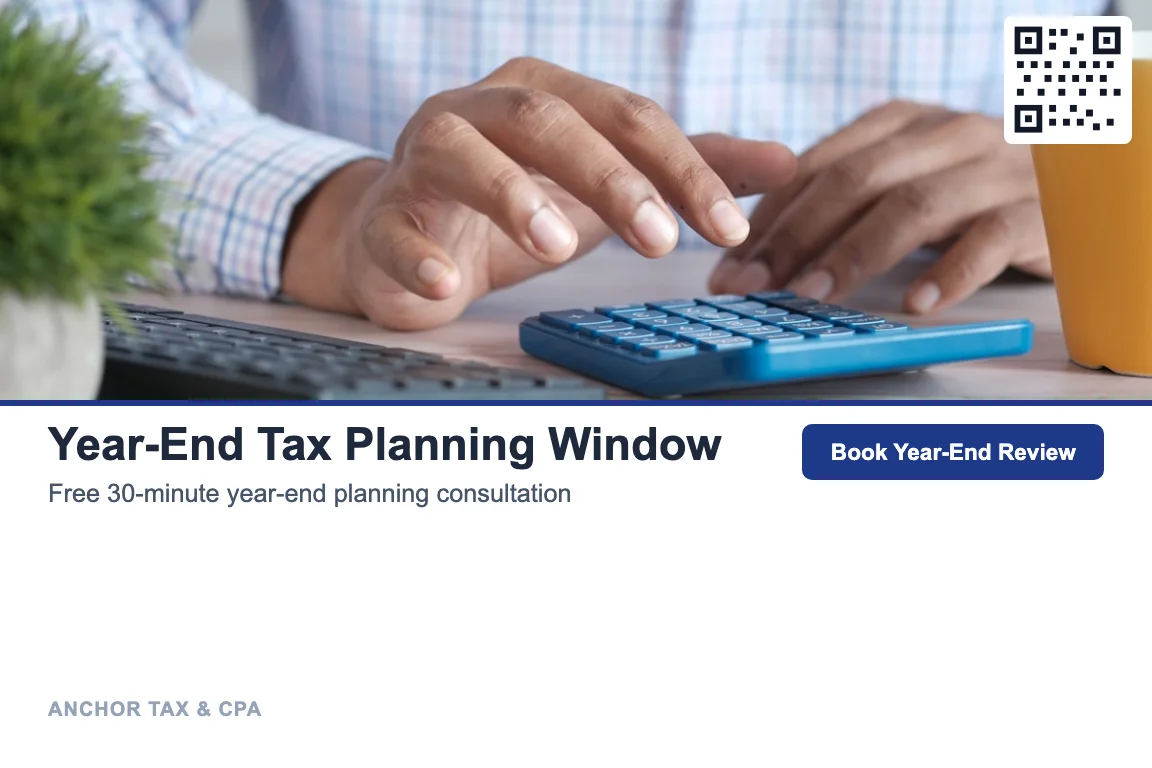 Photo-led tax pros & cpas postcard design