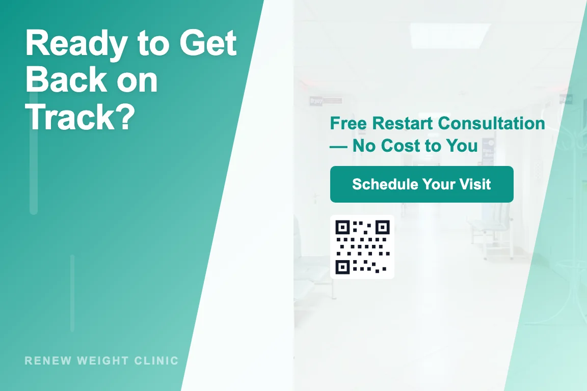 Gradient weight-loss clinics postcard design: Lapsed Patient Win-Back