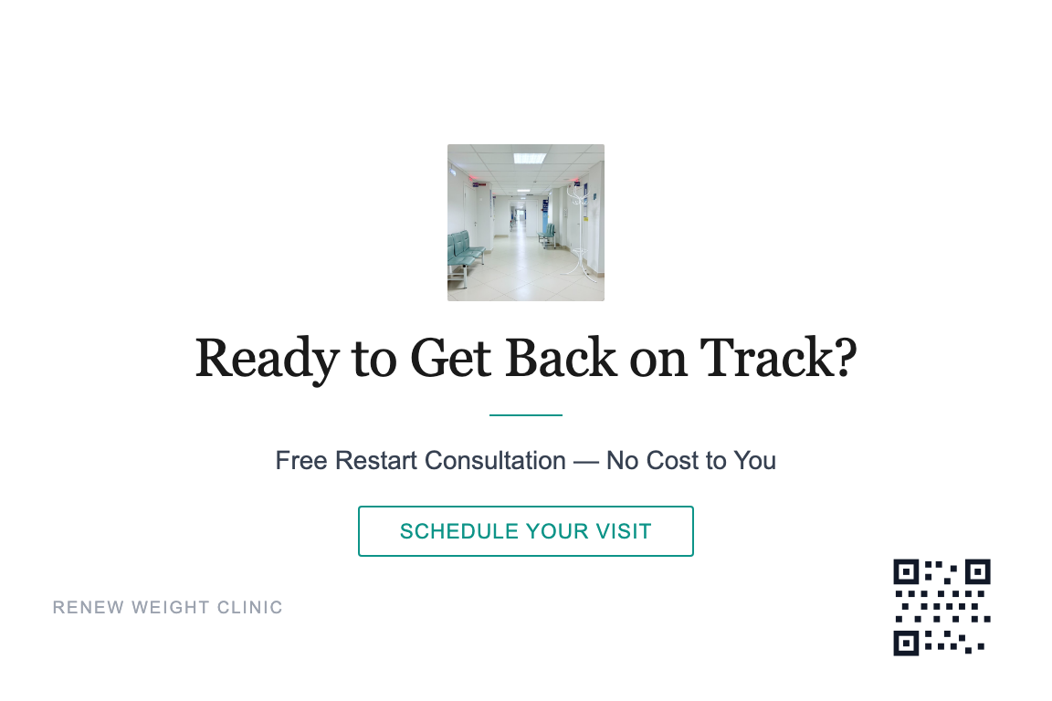 Minimal weight-loss clinics postcard design &mdash; Lapsed Patient Win-Back