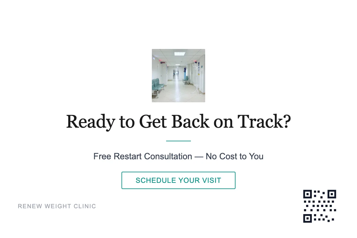 Minimal weight-loss clinics postcard design: Lapsed Patient Win-Back